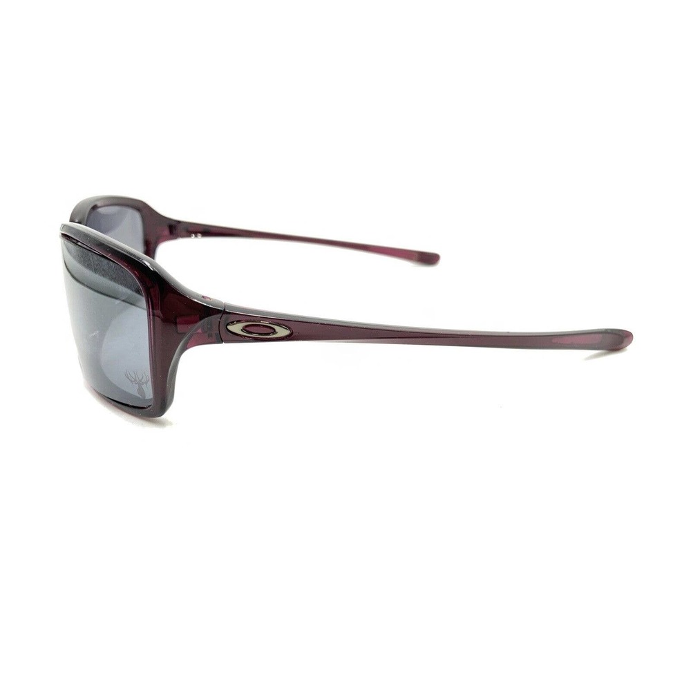 Oakley Translucent Purple Rectangle Wrap Sunglass… - image 7